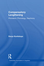 Compensatory Lengthening: Phonetics, Phonology, Diachrony book cover
