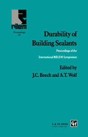 Durability of Building Sealants book cover