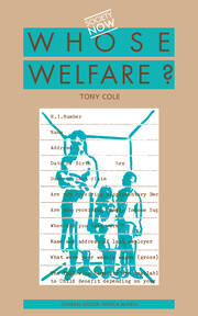 Whose Welfare book cover