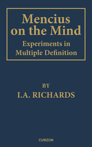 Mencius on the Mind: Experiments in Multiple Definition book cover