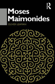 Moses Maimonides book cover