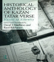 Historical Anthology of Kazan Tatar Verse book cover