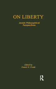 On Liberty: Jewish Philosophical Perspectives book cover