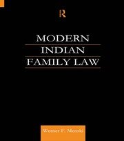 Modern Indian Family Law book cover