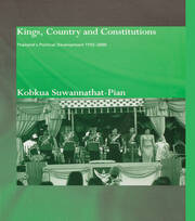 Kings, Country and Constitutions: Thailand's Political Development 1932-2000 book cover