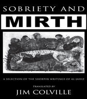 Sobriety & Mirth book cover
