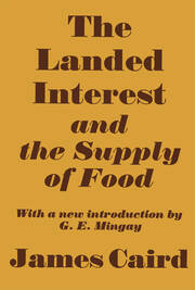 Landed Interest and the Supply of Food book cover
