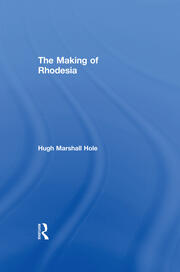 The Making of Rhodesia book cover
