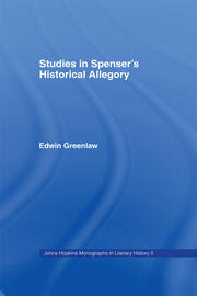 Studies in Spenser's Historical Allegory book cover
