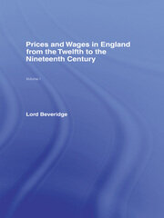 Prices and Wages in England book cover