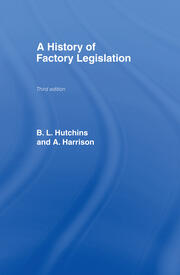 A History of Factory Legislation book cover