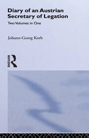 Diary of an Austrian Secretary of Legation at the Court of Czar Peter the Great book cover