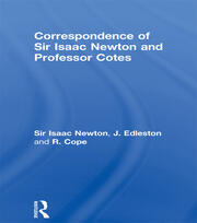 Correspondence of Sir Isaac Newton and Professor Cotes book cover