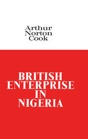 British Enterprise in Nigeria book cover