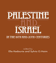 Palestine and Israel in the 19th and 20th Centuries book cover