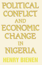 Political Conflict and Economic Change in Nigeria book cover