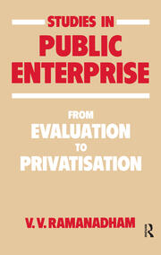 Studies in Public Enterprise: From Evaluation to Privatisation book cover