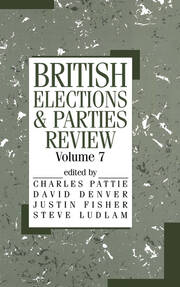 British Elections and Parties Review book cover
