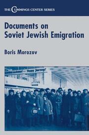 Documents on Soviet Jewish Emigration book cover