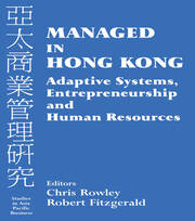 Managed in Hong Kong: Adaptive Systems, Entrepreneurship and Human Resources book cover