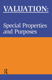 Valuation: Special Properties & Purposes book cover