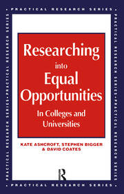 Researching into Equal Opportunities in Colleges and Universities book cover