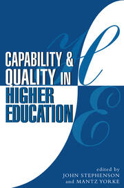 Capability and Quality in Higher Education book cover