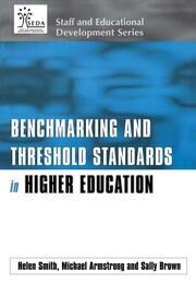 Benchmarking and Threshold Standards in Higher Education book cover