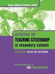 Activities for Teaching Citizenship in Secondary Schools: Lesson Plans Across the Curriculum book cover