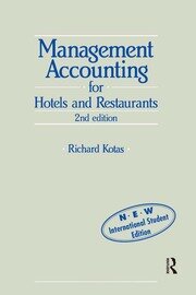 Management Accounting for Hotels and Restaurants book cover