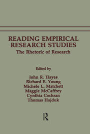 Reading Empirical Research Studies: The Rhetoric of Research book cover
