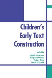 Children's Early Text Construction book cover