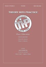 Peace Education Tip V44#4 book cover