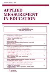 Vertically Moderated Standard Setting: A Special Issue of applied Measurement in Education book cover