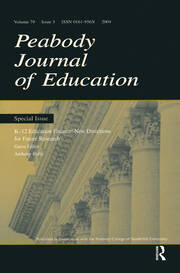 K-12 Education Finance: New Directions for Future Research: a Special Issue of the peabody Journal of Education book cover