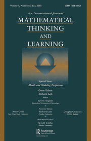 Models and Modeling Perspectives: A Special Double Issue of mathematical Thinking and Learning book cover