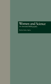 Women and Science: An Annotated Bibliography book cover