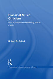Classical Music Criticism book cover