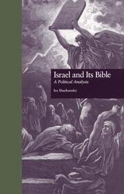 Israel and Its Bible: A Political Analysis book cover