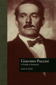 Giacomo Puccini: A Guide to Research book cover