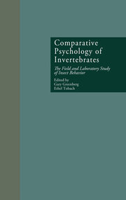 Comparative Psychology of Invertebrates: The Field and Laboratory Study of Insect Behavior book cover