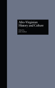 Afro-Virginian History and Culture book cover