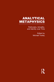 Particulars, Actuality, and Identity over Time, vol 4: Analytical Metaphysics book cover