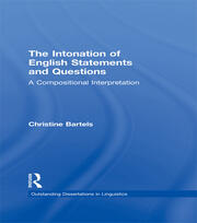 The Intonation of English Statements and Questions: A Compositional Interpretation book cover
