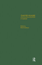 David Hare: A Casebook book cover