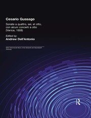 Cesario Gussago. Sonate a quattro, sei, et otti book cover