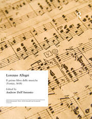 Lorenzo Allegri: Il primo libro delle musiche. . . (Venice, 1618) book cover