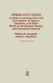 Opera Plot Index book cover
