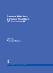 Ravenna, Biblioteca Comunale Classense, MS Classense 545 book cover