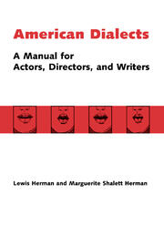 American Dialects: A Manual for Actors, Directors, and Writers book cover